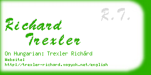 richard trexler business card