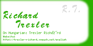 richard trexler business card